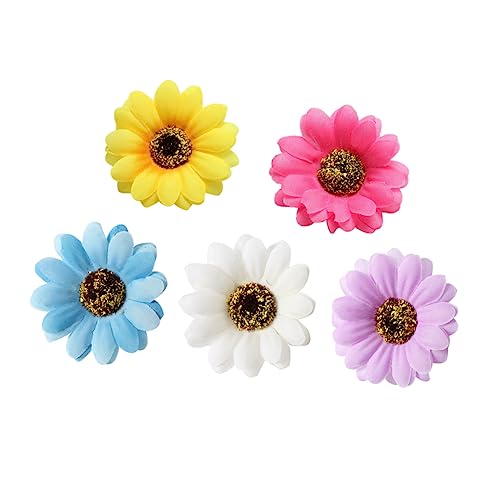 Housoutil 10St Blumenhaarspangen für Frauen Haarschmuck für Damenclips Haarklammer Tiara kopfschmuck Mädchen Haarspange Frauen Haarspange Sonnenblume Kopfbedeckung Seitenclip Haarnadel Braut von Housoutil