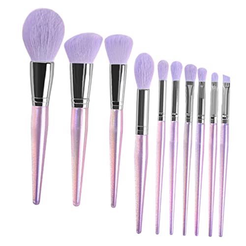 Housoutil 10St Make-up Pinsel schminkpinsel Make-up-Tool Gesichts-Make-up-Pinsel Bürste Make-up-Zubehör für Frauen Puderapplikator Sanft Make-up-Pinsel-Sets Werkzeug einstellen Fräulein Abs von Housoutil