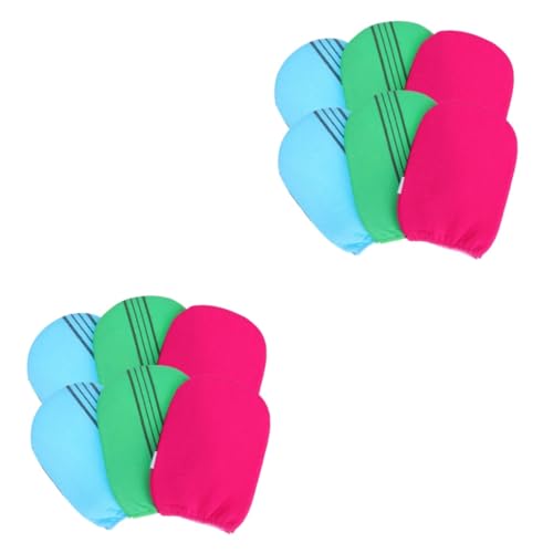 Housoutil 12 Stk Hautpflege Badehandschuh reiben handschuhe Badezubehör Handschuh Body Scrubber für Herren Körper handtücher Handtuch Badeaccessoire Peeling-Handschuhe ein Bad nehmen Wäscher von Housoutil