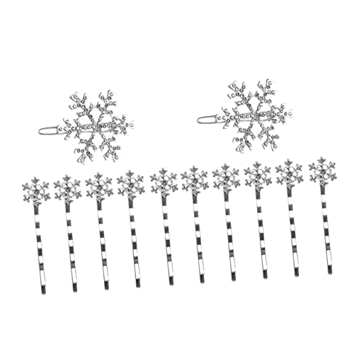 Housoutil 12St haarklammer set haarspangen set haarklammern set Haarspangen für Proms haarspange mit kristallen haar klammern set Hochzeit Stift Gefroren Kopfbedeckung Baby Haarschmuck von Housoutil