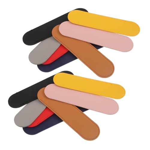 Housoutil 14 Stück Teiliges PU Leder Stiftetui Dickes Schutzsleeve für Kugelschreiber und Füllfederhalter Weiches Langlebiges Schreibgeräteschutz für Büro Schule und Meetings von Housoutil