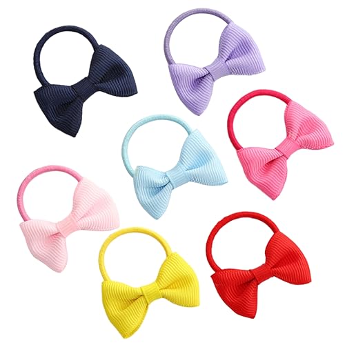 Housoutil Haarschmuck Für Kinder 14st Haarband Haarschmuck Haaraufsätze Bowknot-haargummis Haargummis Für Mädchen Bowknot-haarseil Koreanische Version Haarring Kind Bowknot-Haarseile von Housoutil