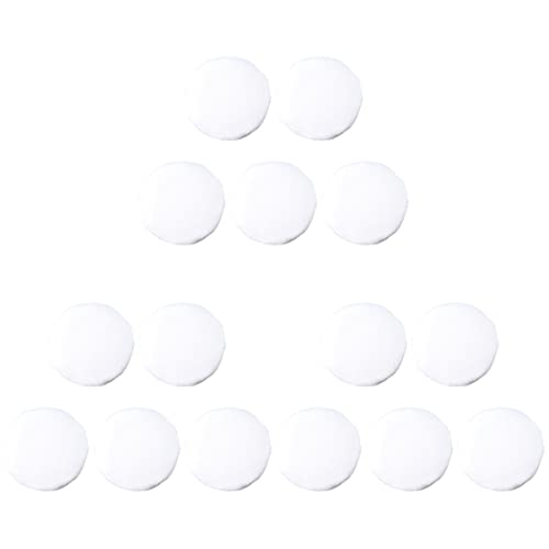 Housoutil 15 Stk Kissen Wattepads für das Gesicht Hautpflege-Puff Körperpuderquaste Puderpad schwämme Wattebausch Baby Puderquaste Loses Pulver lose Puderquaste Make-up-Puff Schwamm Weiß von Housoutil