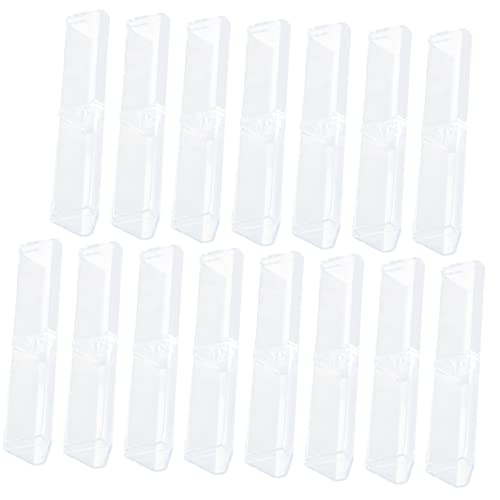 Housoutil 15 Stück Transparentes Stiftetui Leere Stifthalter Box für Einzelstifte für und Präsentation Geeignet für Jubiläen Veranstaltungen und Feiern von Housoutil
