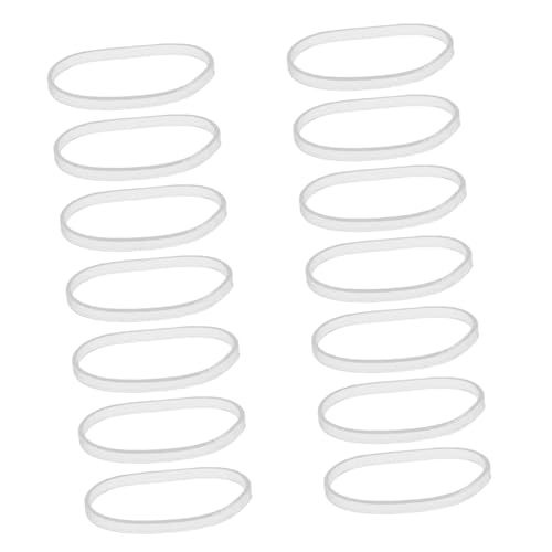 Housoutil 1500 Stück Mini Haargummis Transparent Kleine Elastische Haarbänder Weich Hohe Elastizität Vielseitig Einsetzbar für Frauen Mädchen Frisuren Styling Zubehör von Housoutil