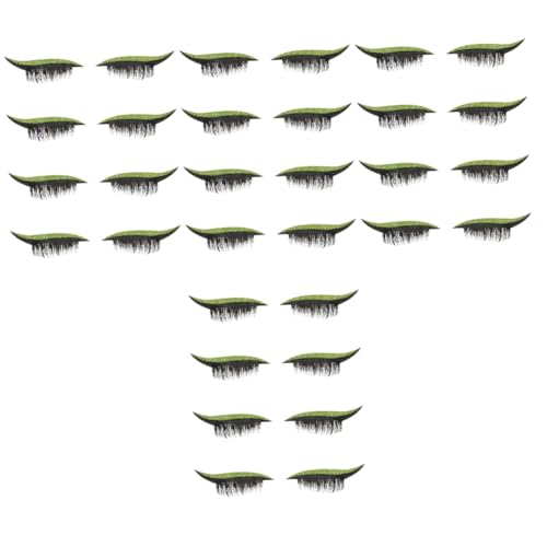 Housoutil 16 Paare Aufkleber für falsche Wimpern grüner Eyeliner farbige Eyeliner-Stifte Wimpern Aufkleber kreative wimpernaufkleber dreidimensional Applikationen schmücken von Housoutil