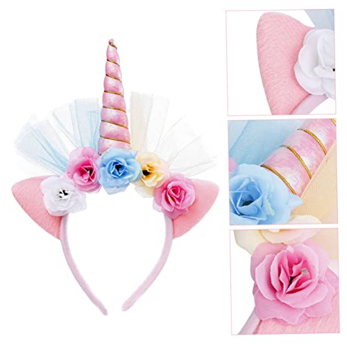 Housoutil 1stk Leuchtendes Einhorn-stirnband Weihnachtsdeko Zubehör Kind Prinzessin von Housoutil