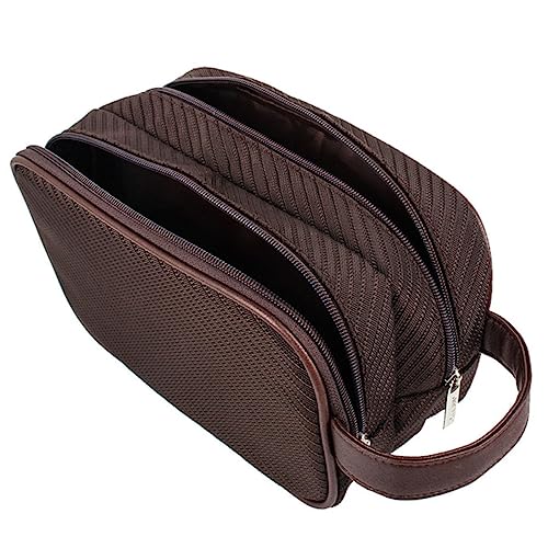 Housoutil 1stk Reise-kulturbeutel Haargummi Aus Silikon Kulturbeutel Für Männer Tote-Einsatz-Organizer Tragbare Toilettenartikel Reisen Reisetasche Draussen Mann Picknicktasche Nylon von Housoutil