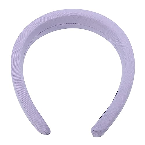 Housoutil 1Stk dickes Schwamm-Stirnband haarschmuck flechten Kopfbedeckung Damen Tuch (Polyester) Violett von Housoutil