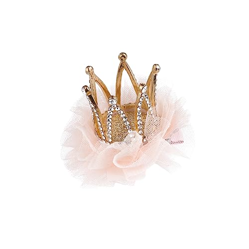 1Stk Strass-Kristall-Tiara Baby Mädchen Haarschmuck neue Jahre Haarspangen Kristallkrone Haarnadel Haarspangen mit Strass niedlich schmücken Blumen Ausgabekarte Braut Kopfbedeckung von Housoutil