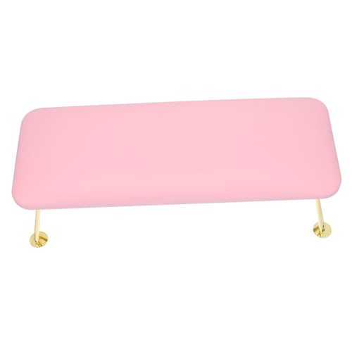 Housoutil 1stk Handkissen Handauflage Maniküre Kissen Bequeme Handgelenkauflage Nail Hand Rest Kissen Armlehnenkissen Bequemes Kissen Rosa Einstellen Mikrofaser-leder Nagel von Housoutil