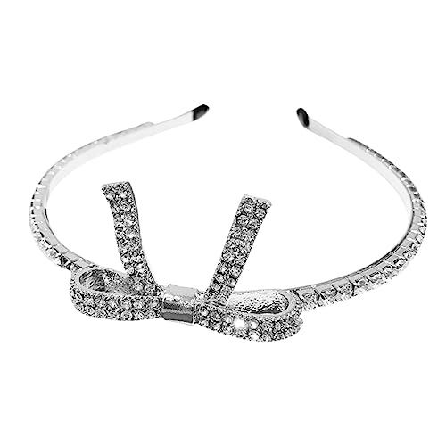 Housoutil 1stk Stirnband Scherenhülse Frauen Kopfschmuck Herzförmige Kuchenformen Strass-haarband Haarkrone Aus Strass Haarreifen Aus Strass Zubehör Kristall Braut Legierung von Housoutil