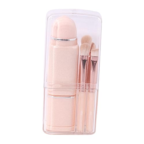 Housoutil 2 Sätze 8 in 1 Make-up-Pinsel Doppelkopf-Kosmetikpinsel Make-up-Pinsel mit losem Puder Make-up Pinsel Lidschatten-Applikatoren Lidschatten Pinsel Lippenbürste das Gesicht Reisekit von Housoutil