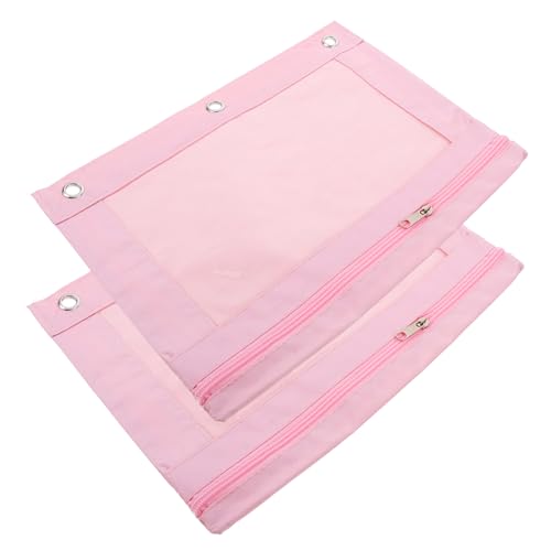 Housoutil 2 Stück Federmäppchen Aus Stoff Für Schreibwaren Fall Beutel Durchsichtiges Federmäppchen Mit Reißverschluss Federmappe Weiches Federmäppchen Ordnertasche Klarsichthülle PVC Rosa Housoutil 2 Stück Federmäppchen Aus Stoff Für Schreibwaren Fall Beutel Durchsichtiges Federmäppchen Mit Reißverschluss Federmappe Weiches Federmäppchen Ordnertasche Klarsichthülle PVC Rosa von Housoutil