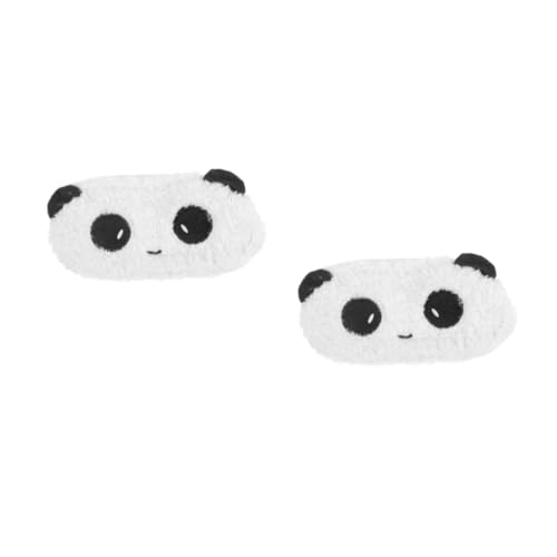 Housoutil 2 Stück Teiliges Panda Federmäppchen Plüsch Mäppchen mit Großer Kapazität Multifunktional als Stifteetui Kosmetiktasche und Münzbeutel Waschbar und Robust für Schüler Mädchen von Housoutil