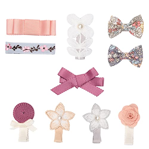 Housoutil 20 Stk Blumen-Haarspangen-Set Baby-Kit Haarspangen für Kinder Haarklammer Haarnadel Mode-Haarbekleidung schöne Haarspange Japanisch und Koreanisch einstellen Kopfbedeckung Stoff von Housoutil