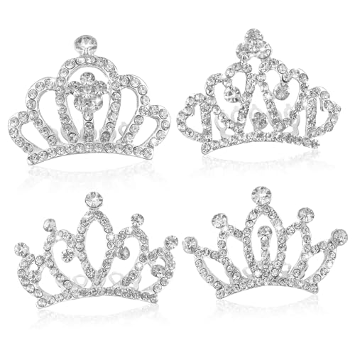 Housoutil 20 Stk Kronenkamm Mini-tiara Für Kinder Mini-clips Für Haare Kleiner Kamm Kleines Diadem Aus Strass Kleiner Klipp Mini-kamm Krone Für Kinder Haarnadel Strasssteine Mittel Student von Housoutil