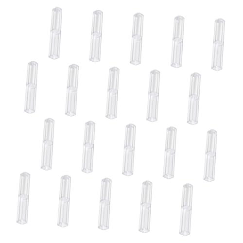 Housoutil 20 Stück Federmäppchen Klein Für Studenten Schreibwaren Durchsichtige Gel Hüllen Kugelschreiberbehälter Stifteetui Für Erwachsene Bleistift Organizer Etui Kugelschreiber von Housoutil