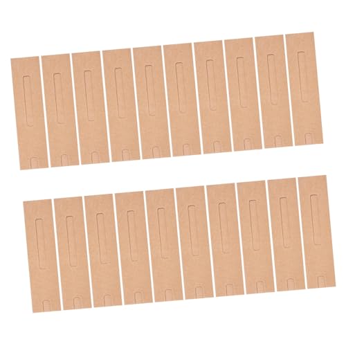 Housoutil 20stücke Stifthüllen Aus Kraftpapier Stiftverpackung Taschen Für Einzelne Stifte Federmäppchen Aus Papier Für Büro Und Schule Stifthälter Aus Hochwertigem Material von Housoutil