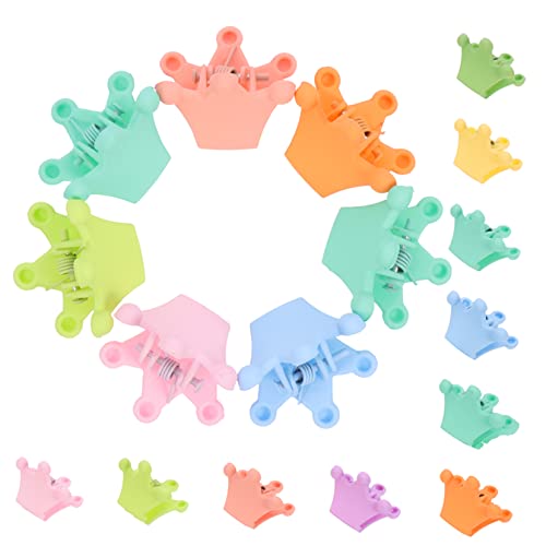 Housoutil 20St einfarbige Clip-Haar-Accessoires Mini Krallenclip für Kinder Mini süße Krallenclips Haarnadel Haarklammer Klauenclips für dickes Haar Mini-Krallenclips klein von Housoutil