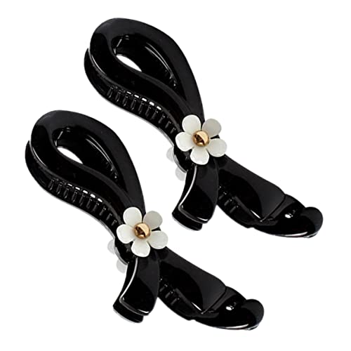 Housoutil Blumen-haarspangen Für Damen Pferdeschwanz- Bananen-haarspange Set Mit Modischem Kreativem Haar-accessoire von Housoutil