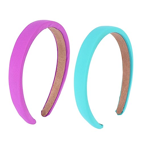 2St Stirnband Haarbänder haarband haarreif geburtstag حجاب haarschmucken hairband haarreife haar tapes hair ties Schwämme Frauenhaare einfacher Haarreif Schwamm Ausgabekarte Damen von Housoutil