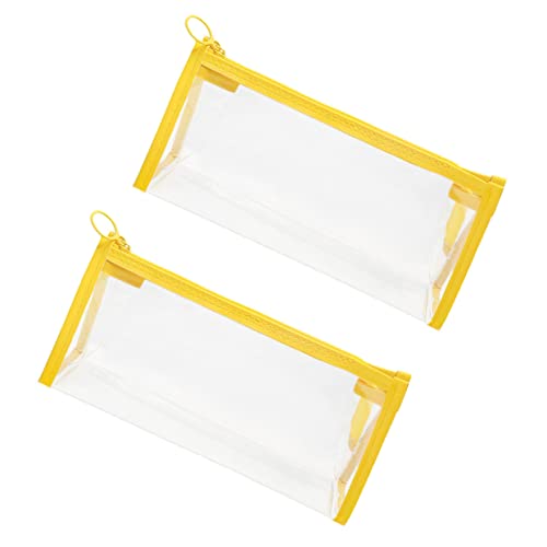 Housoutil 2stücke Kosmetiktasche Und Schreibwarenbehälter Tragbare Aufbewahrungstaschen Für Stifte Kugelschreiber Bleistifte Kosmetikartikel Zufällige Farbe von Housoutil