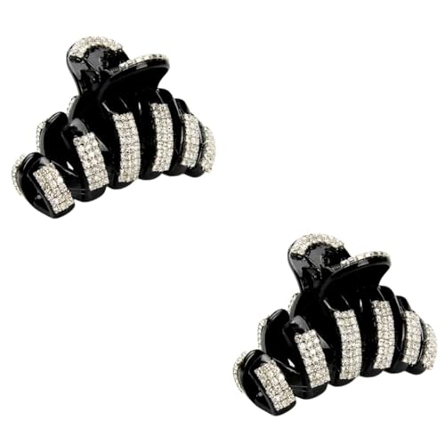 Housoutil 2st Strass-clip Glänzendes Strasshaar Haarspangen Für Dickes Haar Haarspangen Für Damenhaarschmuck Damengeschenke Mädchen Fräulein Große Haarnadel Koreanische Mode Acryl von Housoutil