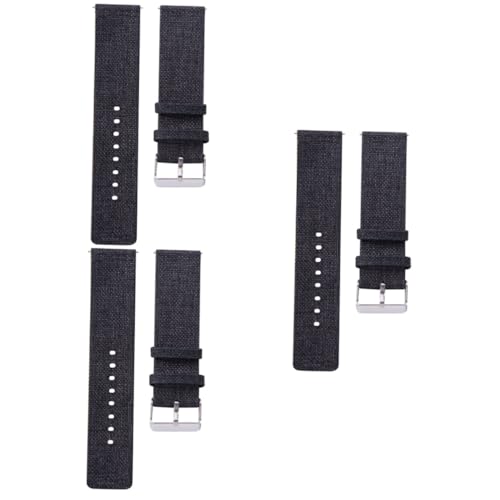 Housoutil 3 Stk Canvas-armband Nylon-armband Band Für Nylonbänder Für Männer Uhrenarmband Uhrenarmbänder Lederband Armbänder Für Männer Betrachten Anschauen Mann Zubehör von Housoutil