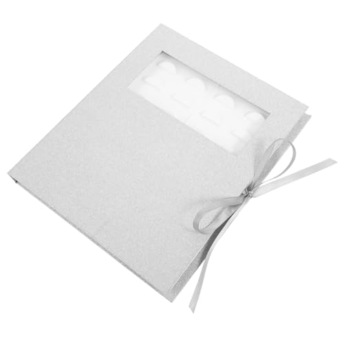 Housoutil 3 Stk Wimpern Box Wimpernetui Buch zur Wimpernaufbewahrung falsche wimpern Wimpernbehälter Etui für künstliche Wimpern öffne das Fenster Speicher Buch Halterung Papier von Housoutil