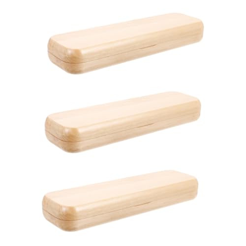 Housoutil 3 Teiliges Stifteetui Set Aus Ahornholz Organizer Schlüssel Organizer Mit Halter Große Weiße Geschenkboxen Stiftständer Stiftaufbewahrung Stiftablage Holz Stiftdisplay von Housoutil