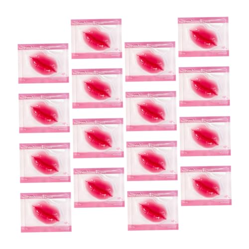 Housoutil 30 Stück 1 Satz Gelee-Gel-Lippenmaske lip mask lipmask Rosa Anti-Aging-Pflaster Anti-Falten-Lippenpflaster Lippenbehandlungspflaster Schutz Lippenaufkleber Patch von Housoutil