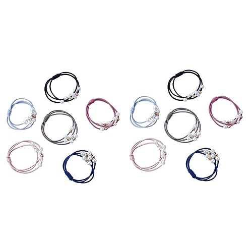 Housoutil 36 Stk Haarschal knuspriger Halter Haar elastisches Armband Haargummis für Kinder Haarbänder armschlinge Haarseil für Kinder Mode Haargummi Haarring binden Stirnband Pferdeschwanz von Housoutil