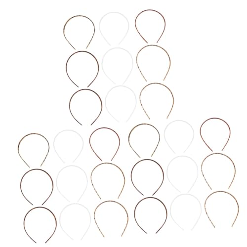 Housoutil 36 Stk Kunststoff Haarband Haarschnalle Stirnband 12St hair-band hair band Einfaches Design Haarband haar bänder Einfaches Haarband gifts for women gewöhnliche Kopftaste Fräulein von Housoutil