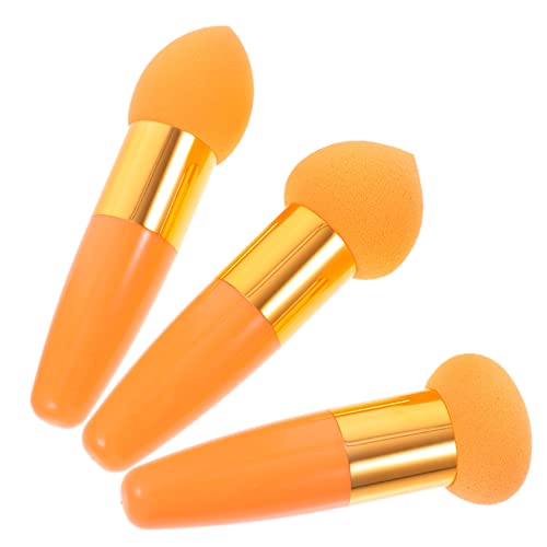 Housoutil 3St Kleiner -Make-up-Stift make-up-Reinigungsschwamm -Make-up-Schwammpinsel Schwammstift Make-up für Frauen Beauty-Stift Concealer Schwammbürste reisen Schwamm Stift pp von Housoutil