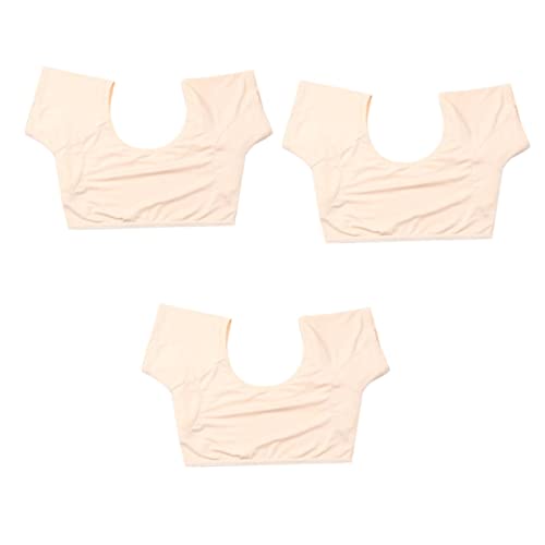 3St Schweißpads unter den Achseln underarm sweat pad unterarm schweiß pads underarm pads damen unterwäsche Kleidung Schweißkissen BH Platte Mädchen Schweißabdeckung Milchseide von Housoutil