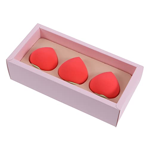 Housoutil 3st Frucht-schönheitsschwamm Mischwerkzeug Für Flüssige Foundation Kosmetische Puffs Make-up-tool Für Frauen Wattepads Für Das Gesicht Make-up-puff Fräulein Mädchen Schwammeier von Housoutil