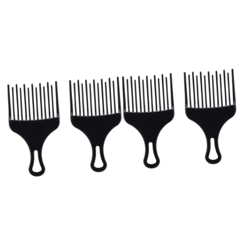 Housoutil 4 Stück Kamm Afro-Haarpickel schwarze Haarspangen Haarspange für Männer Haarspangen für Männer Kämme für Männer Haarnadel Haarklammer werkzeug Haarschmuck necken Beauty-Tools Mann von Housoutil