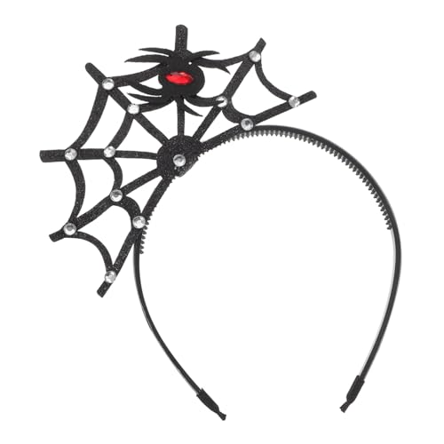 Housoutil 4 Stück Pumpenwechsel Weihnachtsdekoration Haargummi Stirnband Halloween-Kleid für Frauen Halloween-Haarreifen Dämon schmücken Kopftaste Haarschmuck Damen Spinne von Housoutil