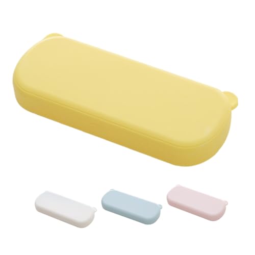 Housoutil 4stücke Teiliger Organizer Für Schreibwaren Aufbewahrungsbox Aus Kunststoff Stapelbare Behälter Mit Fächern Für Schule Stiftebehälter Mit Deckel Für Junge Mädchen Und von Housoutil