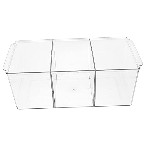 Housoutil 4 Stück kosmetische Aufbewahrungsbox Badezimmer-Organizer klarer Behälter Desktop-Speicherplatz Desktop-Make-up-Organizer bilden Aufbewahrungskiste Veranstalter von Housoutil