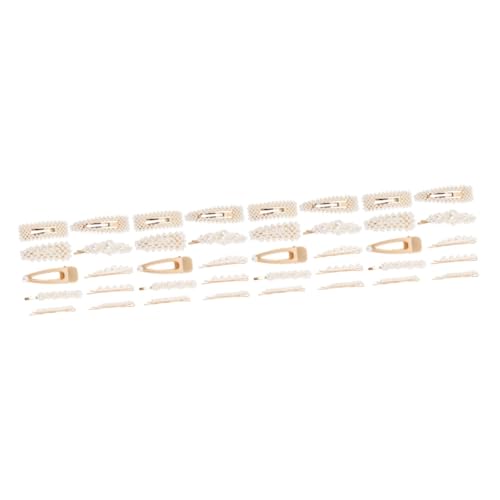 Housoutil 40 Stk Perlen-Haarspangen-Set Perlenhaarspange Haarschmuck für die Braut Haarklammer Haarnadel Haarspange für Damen Haarspange für Mädchen Acryl einstellen Kombination Fräulein von Housoutil