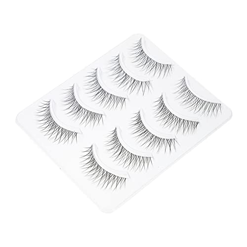 Housoutil 5 Paare Wimpern Kosmetische Accessoires Mädchen Pestanas Postizas Naturales Make-up-zubehör Chemische Faser Magnetisch 3d Werkzeug von Housoutil