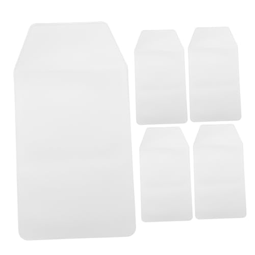 Housoutil 5 Stück Stifthalter Reißverschluss Arzt Transparent Tasche Inhaber Pflicht Schrubben Krankenschwester Pocket Organizer PVC -schwesterstiftbeutel Stiftbeutel Der Fächer Weiß von Housoutil