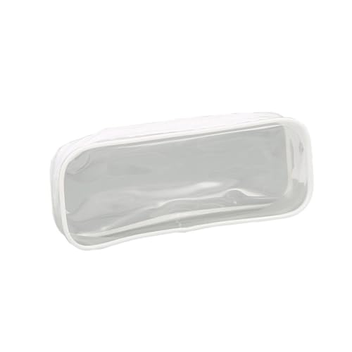 Housoutil 5 Stück Transparente PVC Federtasche Teiliges und Tragbares Stiftemäppchen für Schüler und Lehrer Hohe Kapazität mit Reißverschluss Langlebige und Leicht zu Reinigende Schreibwaren von Housoutil