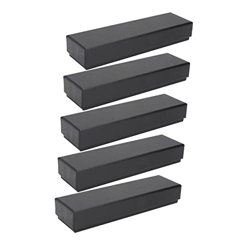 Housoutil 5 Stücke Box Schreibwaren Box Container Für Lesezeichen Stift Boxen Papier Schwarz von Housoutil