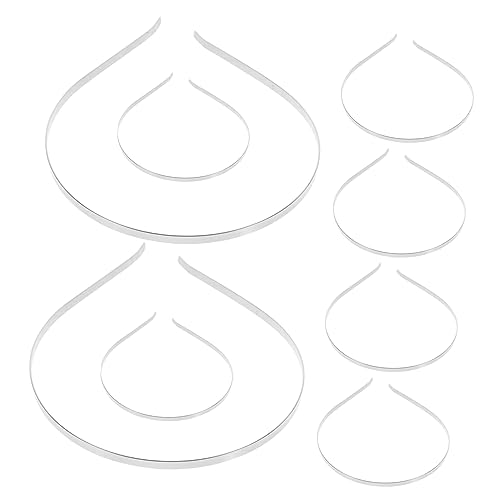 Housoutil 50 Stück Blanko Haarreifen Diy Haarschmuck Bastelmaterialien für Frauen für Hochzeiten und Feste Bequem und Anpassbar Geschenkidee für Diy von Housoutil