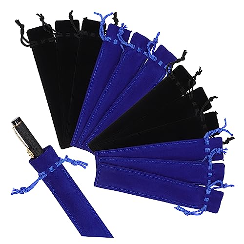 Housoutil 50stücke Stifthüllen Stiftbeutel Mit Kordelzug Federmaeppchen Aufbewahrungsbeutel Fuer Bleistifte Kugelschreiber Kosmetiktuecher von Housoutil