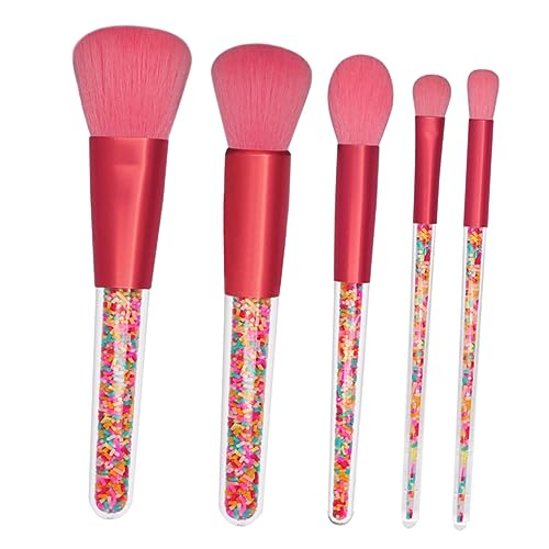 Housoutil 5St Make-up Pinsel Damenanzüge flüssiges Rouge lidschatten Make-up-Pinsel für die Frau Kosmetikpinsel Kristall einstellen Make-up-Pinsel-Sets Passen Fräulein Foundation-Pinsel von Housoutil