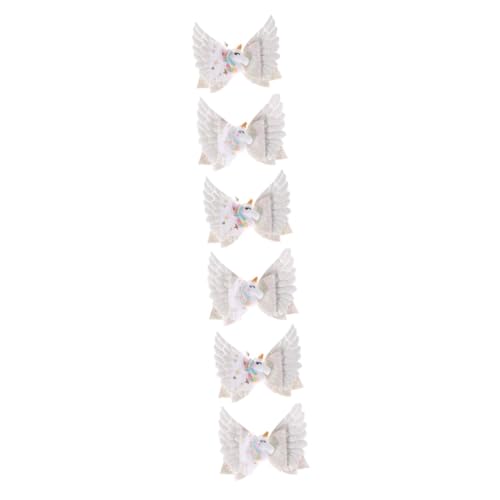 Housoutil Haarspangen 6 Stk Haar Clips Für M?dchen Einhorn Haar Clips B? Für M?dchen ? Einhorn Haar B? M?dchen Haar Clips Haarschmuck Geschenk Kleine Kleinkind Haarschmuck Für Kinder von Housoutil